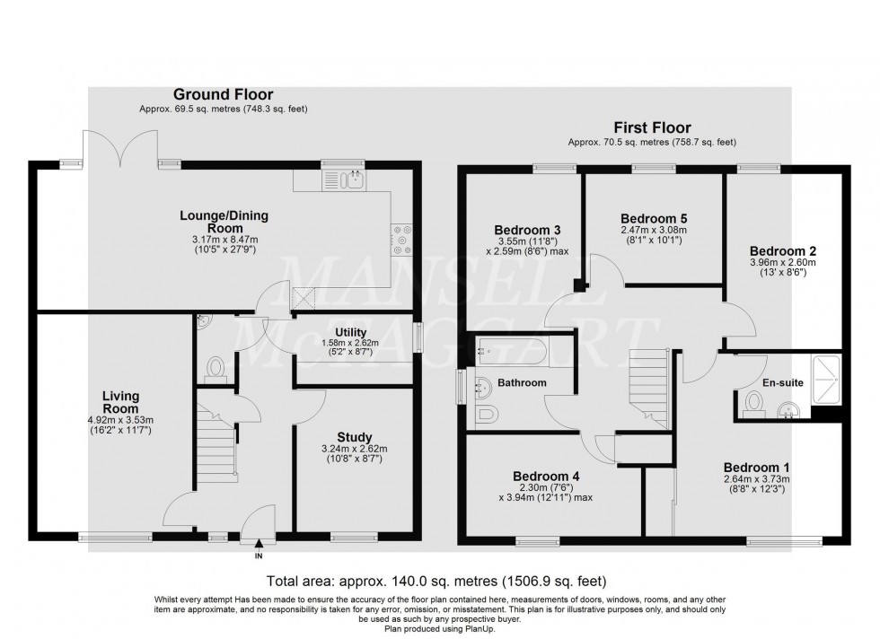 Floorplan for Anning Close, Horley, RH6