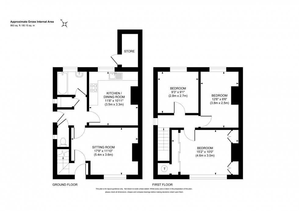 Floorplan for Little Bentswood, Haywards Heath, RH16