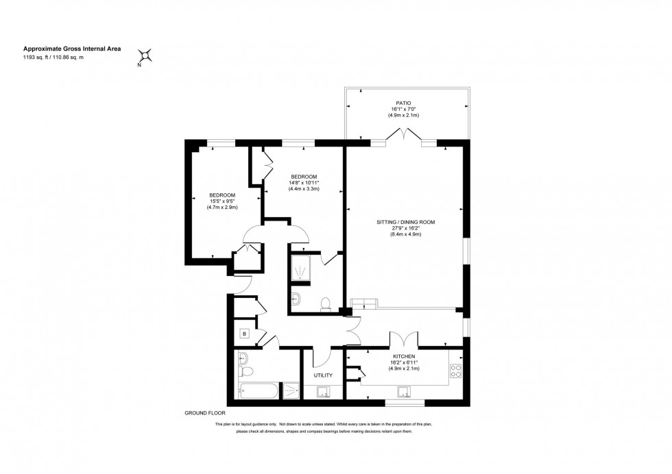 Floorplan for Lower Village, Haywards Heath, RH16