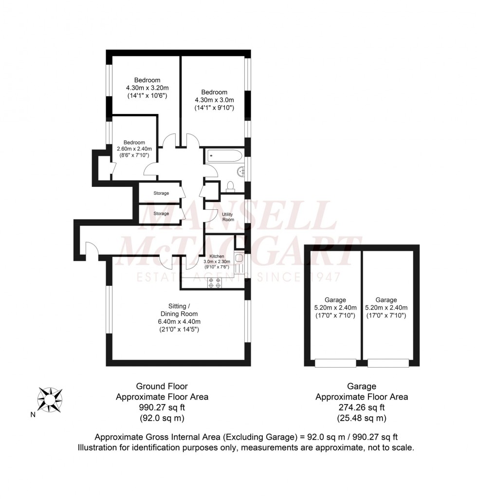 Floorplan for York Close, Tudor House, RH13