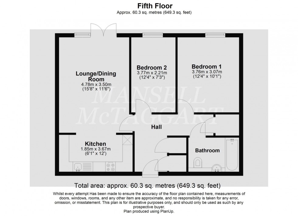 Floorplan for Commonwealth Drive, Nokes Court, RH10