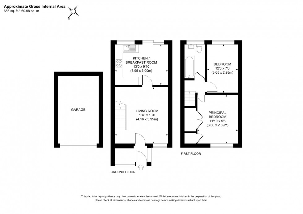Floorplan for Hoblands, Haywards Heath, RH16