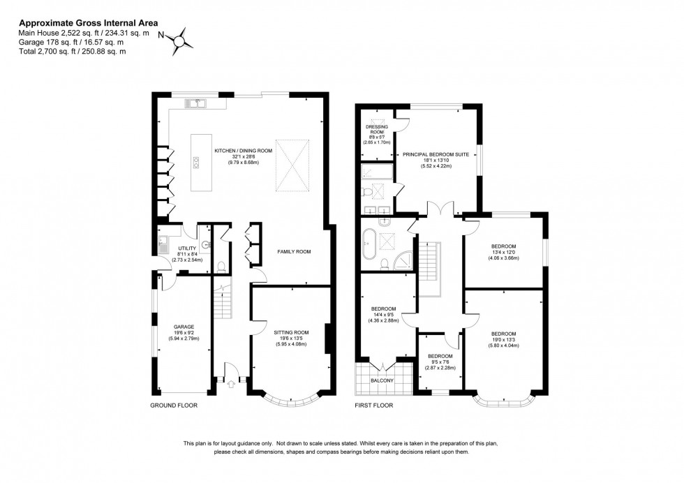 Floorplan for Lucastes Avenue, Haywards Heath, RH16