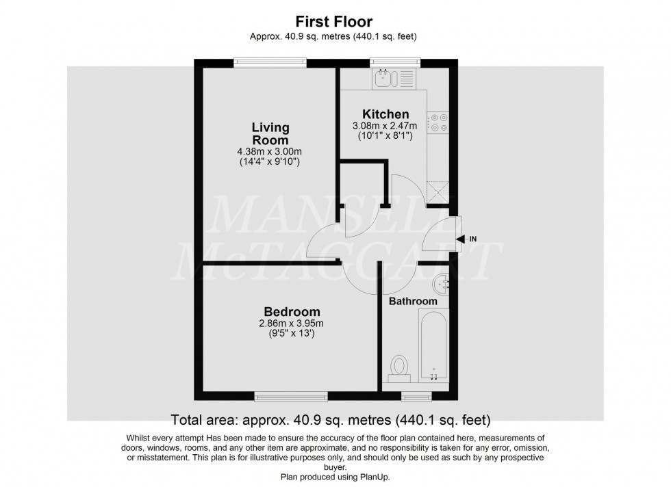 Floorplan for Dunraven Avenue, Westside House Dunraven Avenue, RH1