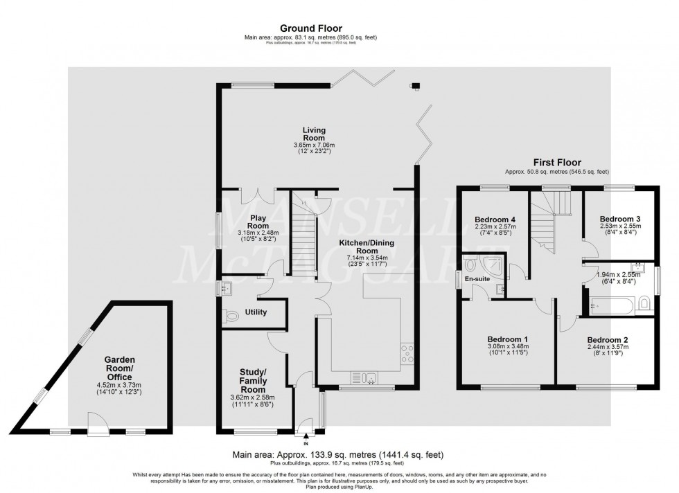 Floorplan for Tiltwood Drive, Crawley Down, RH10
