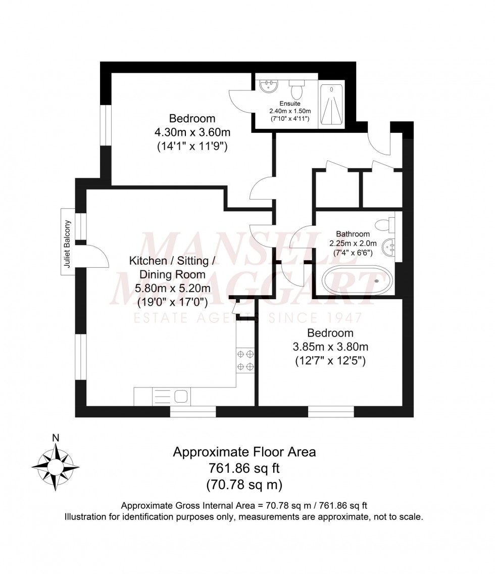 Floorplan for Clay Vale, Faygate, RH12