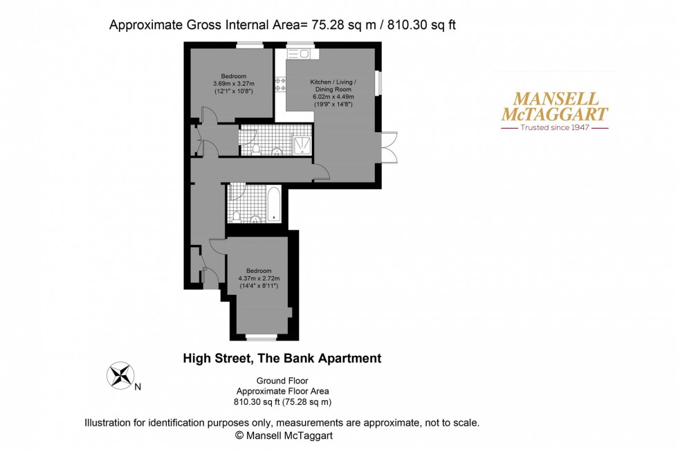 Floorplan for High Street, Steyning, BN44
