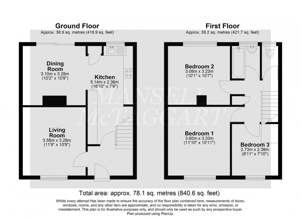 Floorplan for Denchers Plat, Crawley, RH11