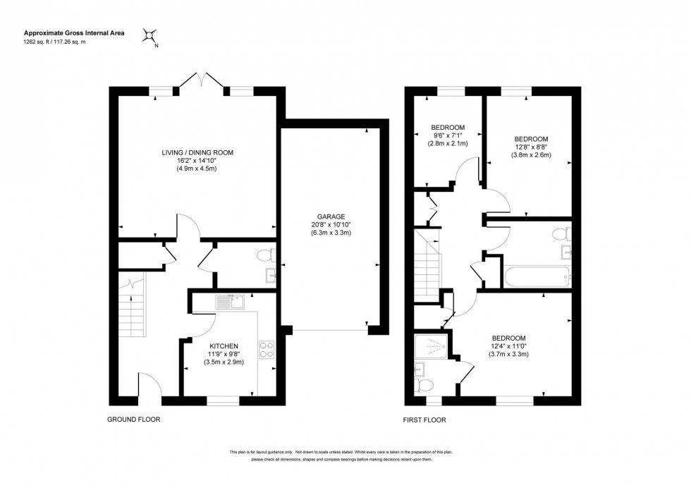 Floorplan for Meadowsweet Drive, Lindfield, RH16