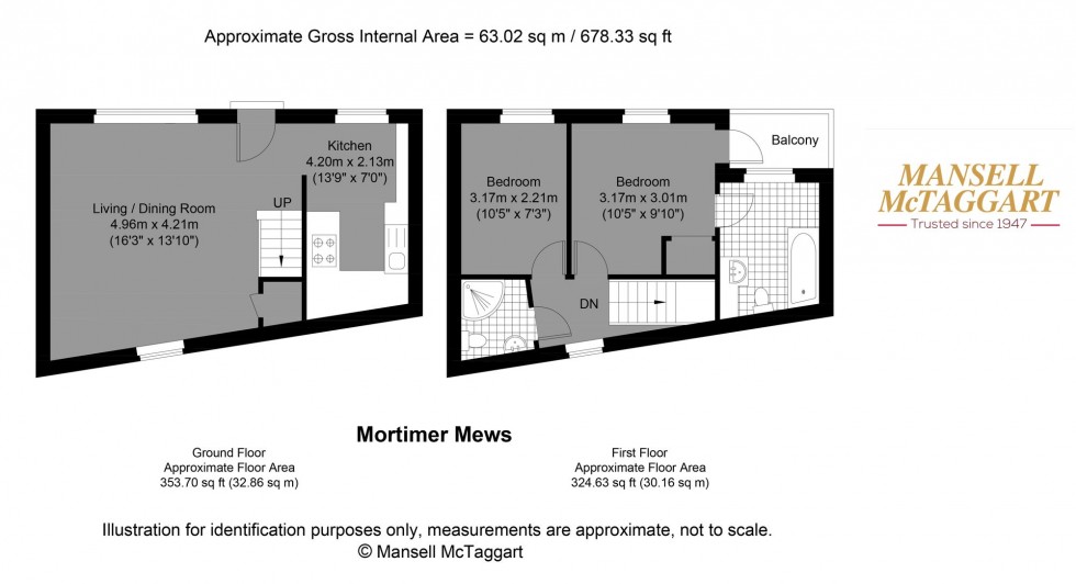 Floorplan for Mortimer Mews, Hove, BN3