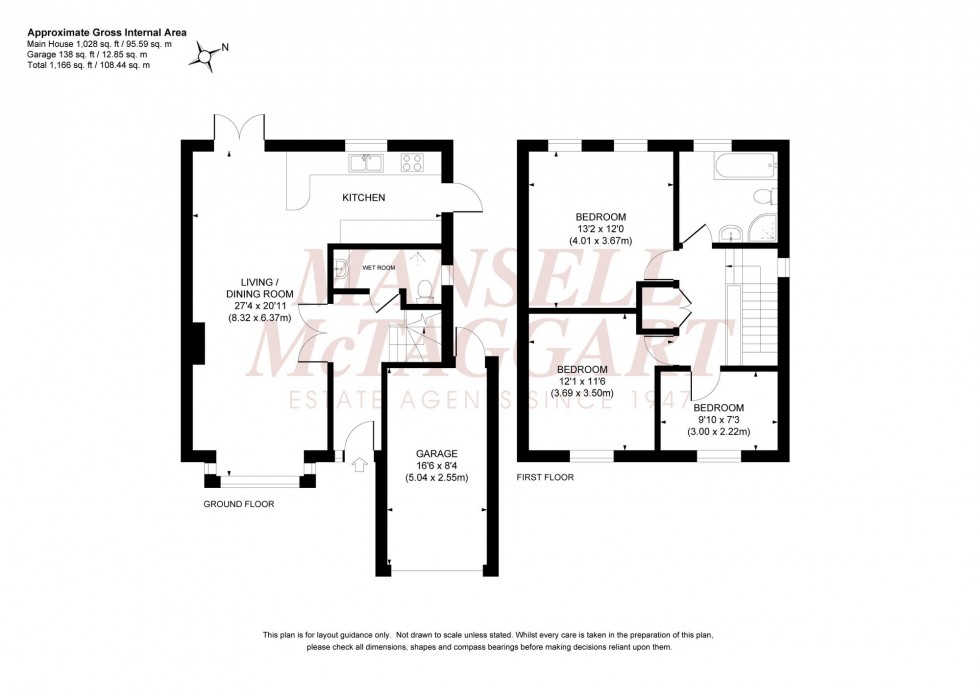 Floorplan for Hambrook, Burgess Hill, RH15