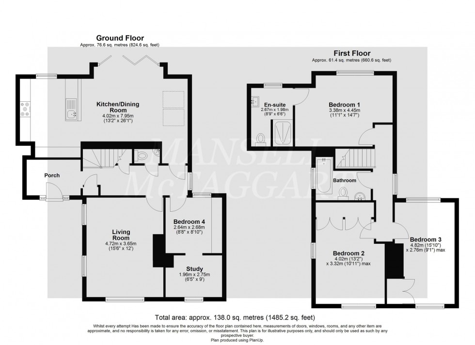 Floorplan for Cat Street, Upper Hartfield, TN7