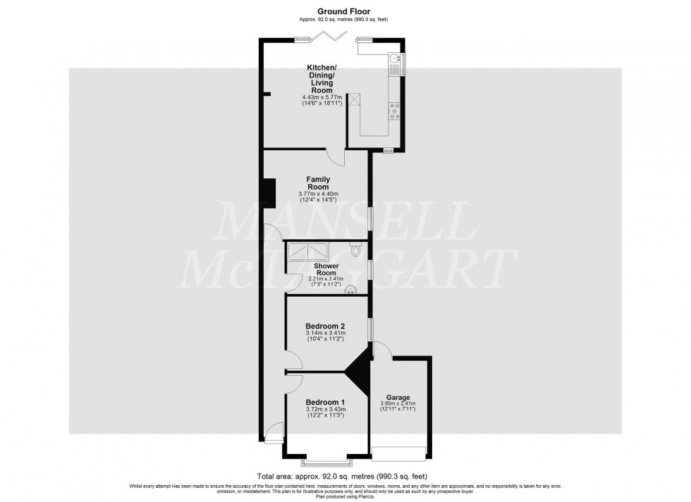 Floorplan for Green Lane, Crawley, RH10