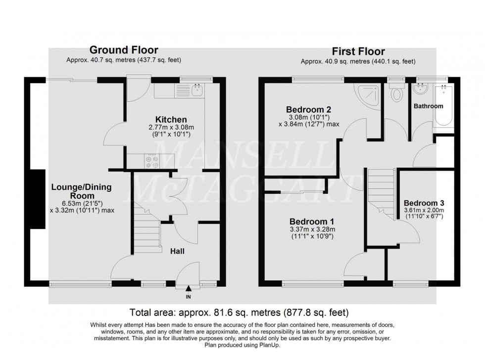 Floorplan for Dickens Road, Crawley, RH10