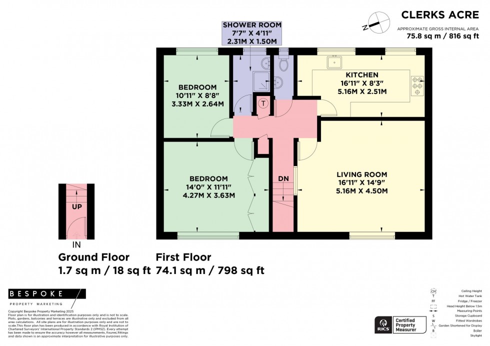 Floorplan for Clerks Acre, Hassocks, BN6