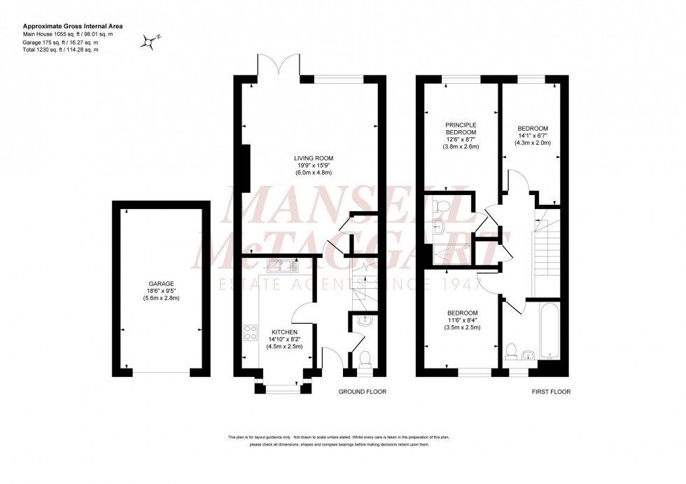 Floorplan for Shearing Drive, Burgess Hill, RH15
