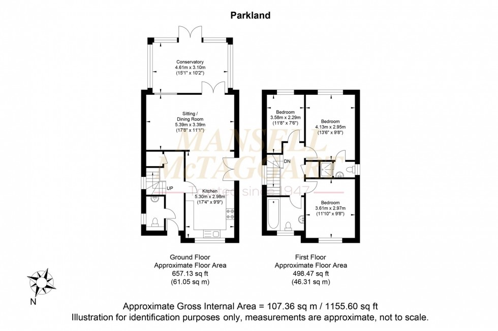 Floorplan for Parklands, Maresfield, TN22