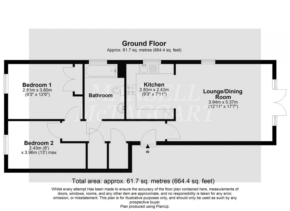 Floorplan for Three Bridges Road, Elmcroft Court, RH10