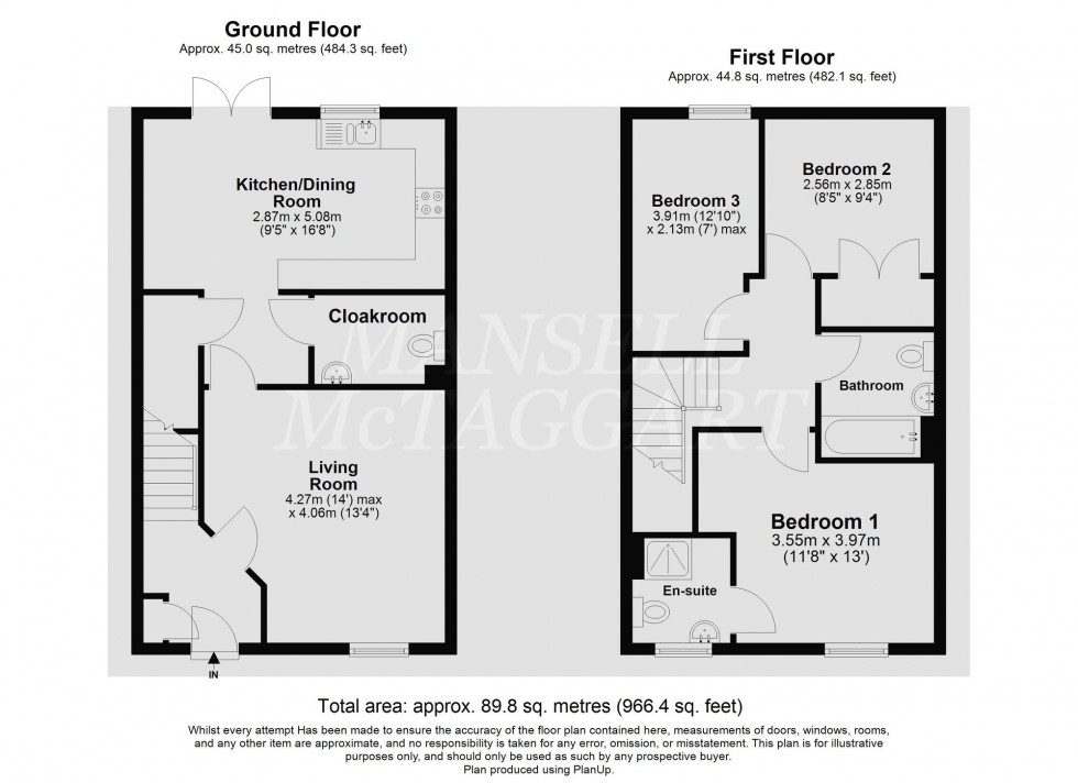 Floorplan for Worsell Drive, Copthorne, RH10