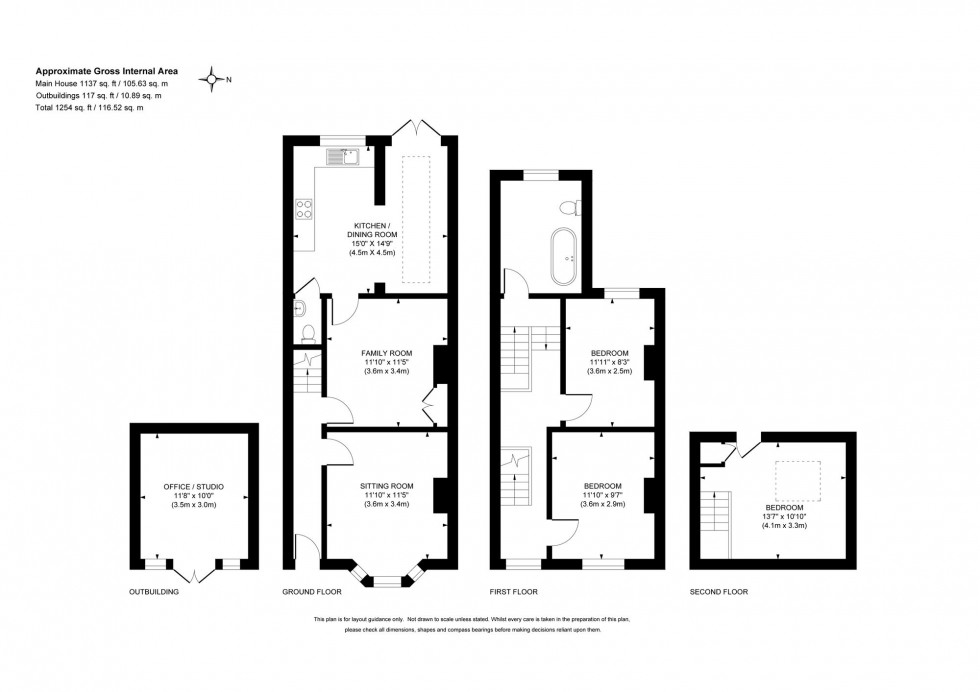Floorplan for Gower Road, Haywards Heath, RH16