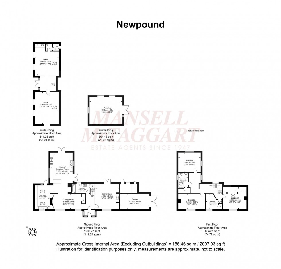 Floorplan for Newpound, Wisborough Green, RH14