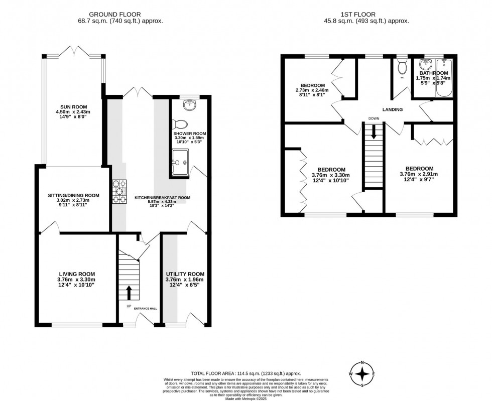 Floorplan for Kilnmead, Crawley, RH10