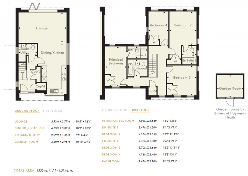 Floorplan for Horsgate Rise, Cuckfield, RH17
