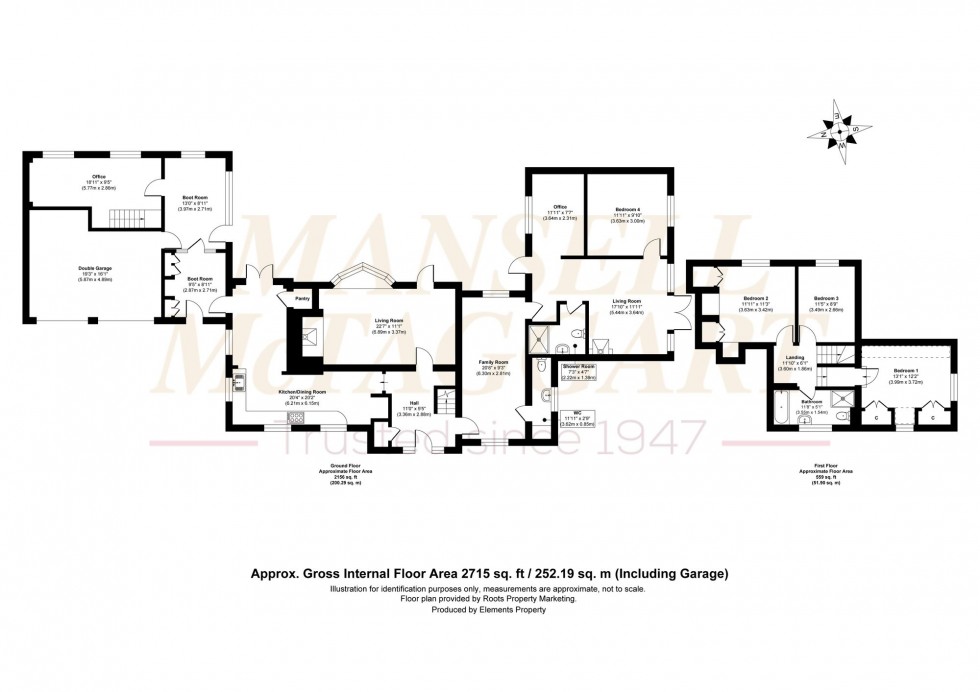 Floorplan for Fletching Common, Newick, BN8