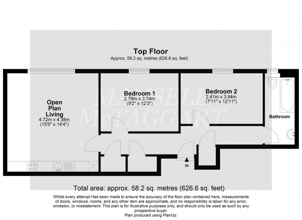 Floorplan for Christopher Road, East Grinstead, RH19