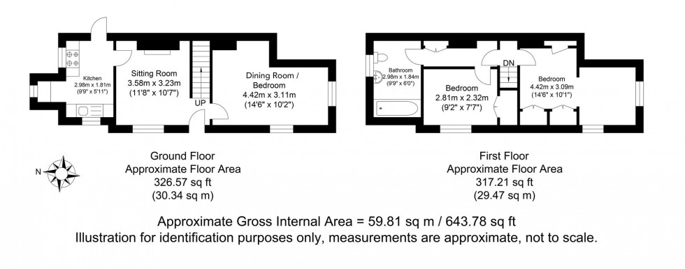 Floorplan for Shortgate Lane, Laughton, BN8