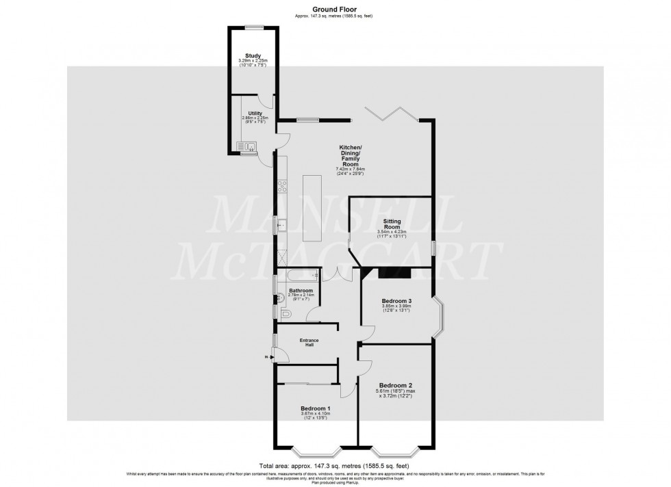 Floorplan for Copthorne Bank, Copthorne, RH10