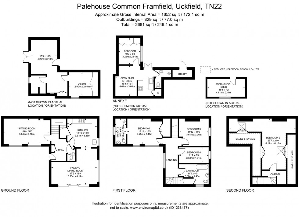 Floorplan for Palehouse Common, Framfield, TN22