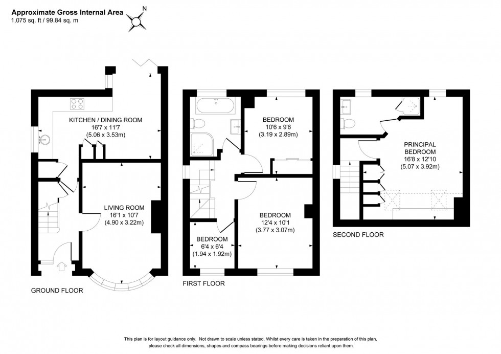 Floorplan for Bruce Close, Haywards Heath, RH16