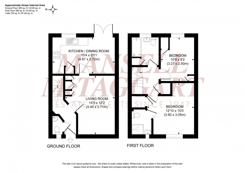 Floorplan for Unicorn Way, Burgess Hill, RH15