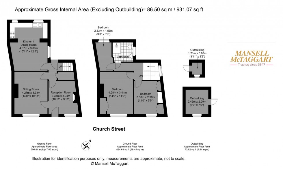 Floorplan for Church Street, Steyning, BN44