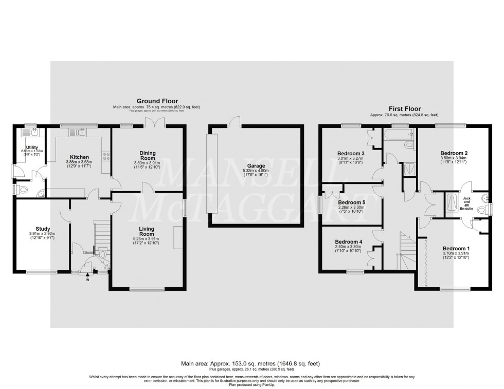 Floorplan for Priory Road, Forest Row, RH18