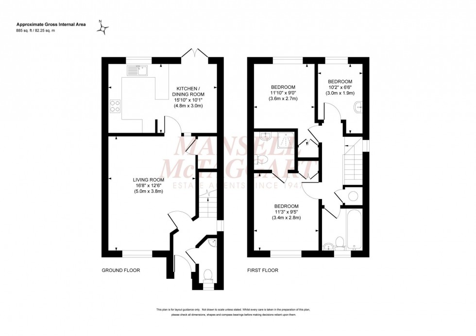 Floorplan for Warelands, Burgess Hill, RH15