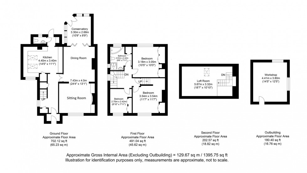 Floorplan for Hereward Way, Lewes, BN7