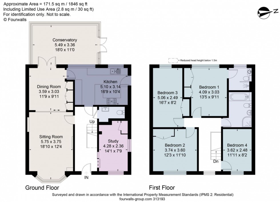Floorplan for Bylanes Close, Cuckfield, RH17
