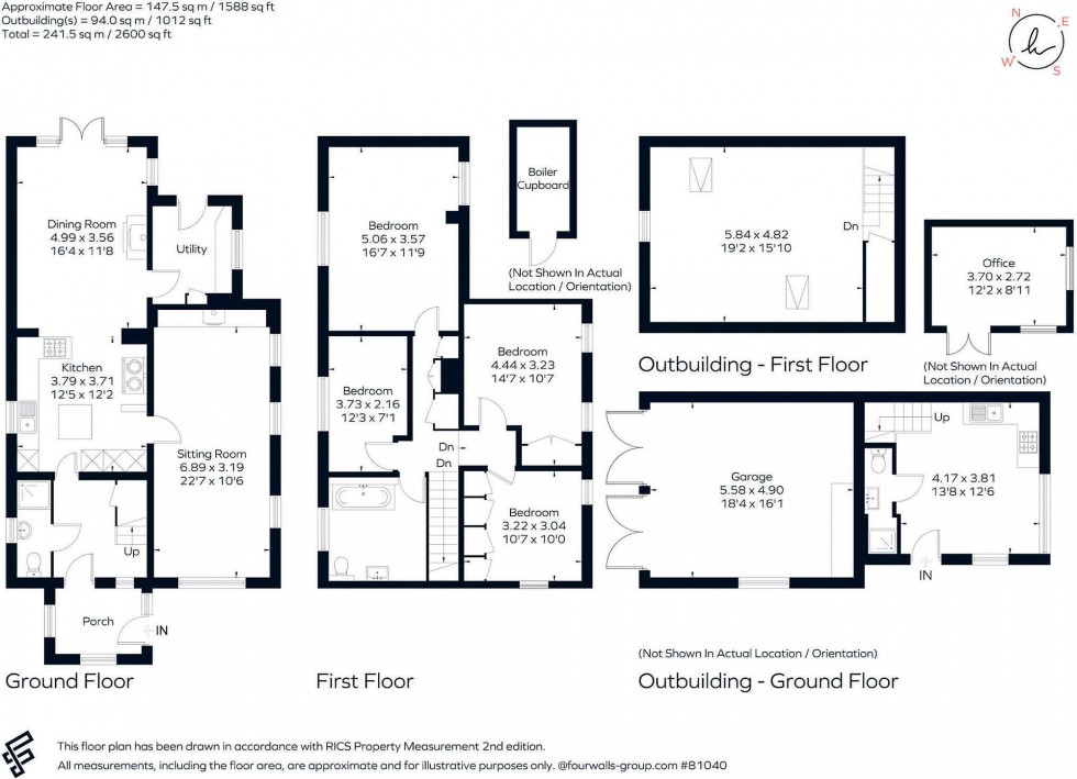 Floorplan for School Lane, Danehill, RH17