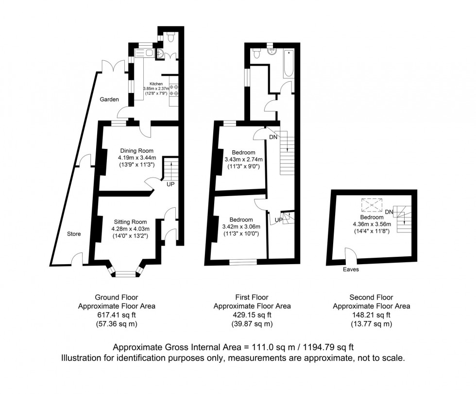 Floorplan for Toronto Terrace, Lewes, BN7