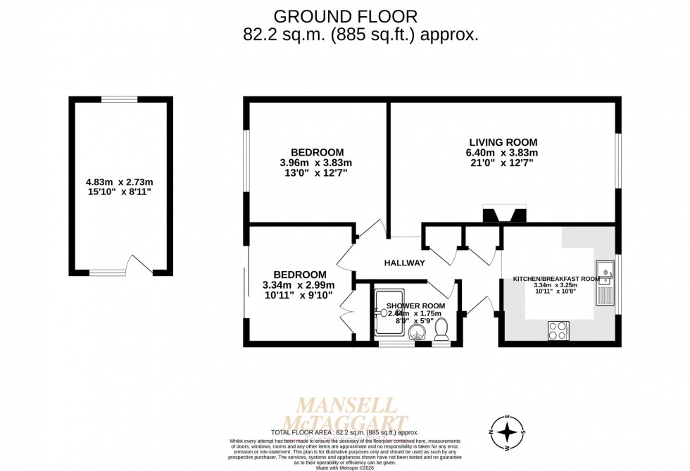 Floorplan for The Meadow, Copthorne, RH10