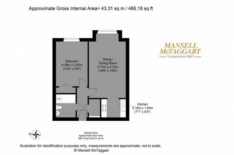 Floorplan for Dyke Road, Brighton, BN1