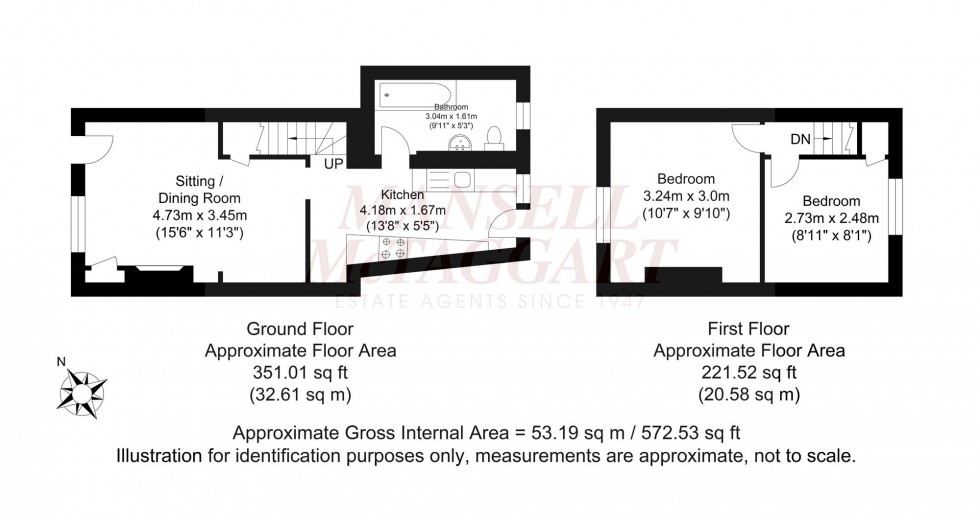 Floorplan for New Street, Horsham, RH13