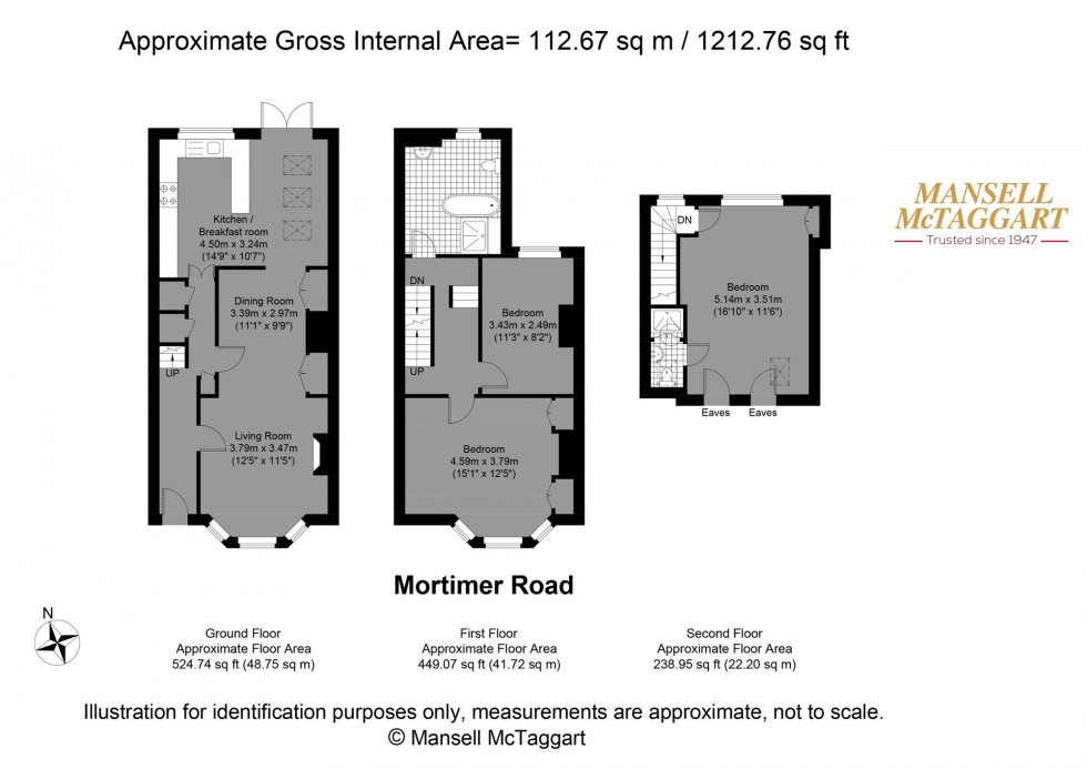 Floorplan for Mortimer Road, Hove, BN3