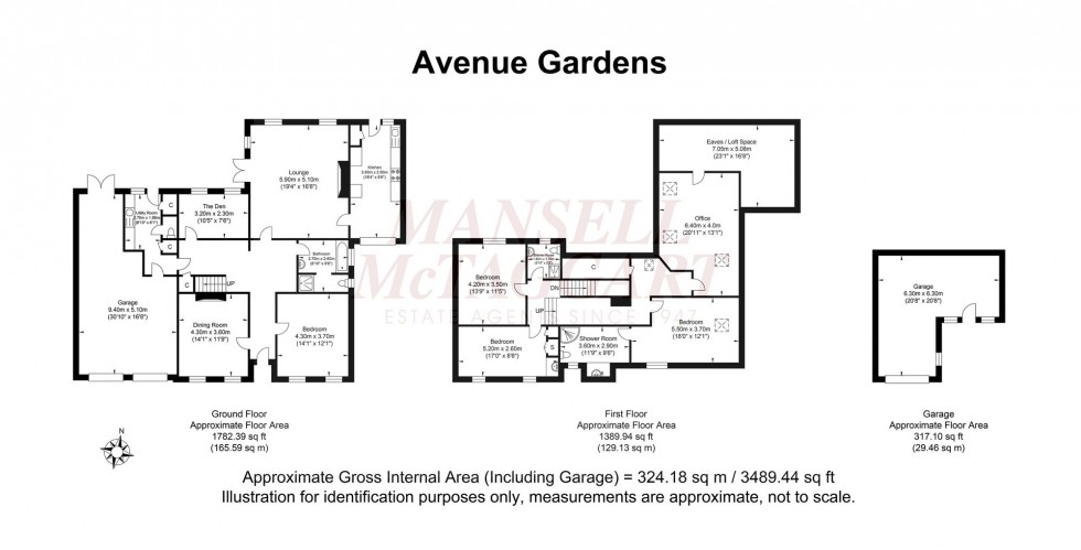 Floorplan for Avenue Gardens, Horley, RH6