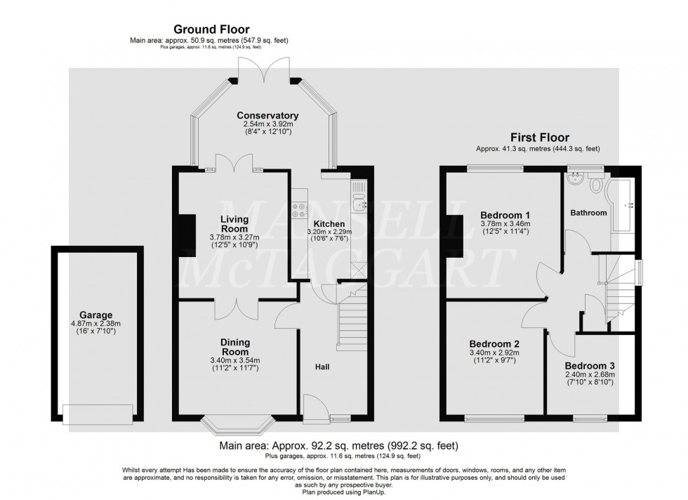Floorplan for Burns Road, Crawley, RH10
