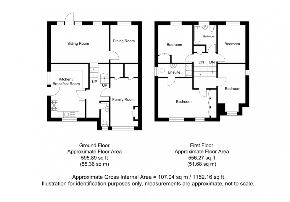 Floorplan for Welland Close, Crowborough, TN6