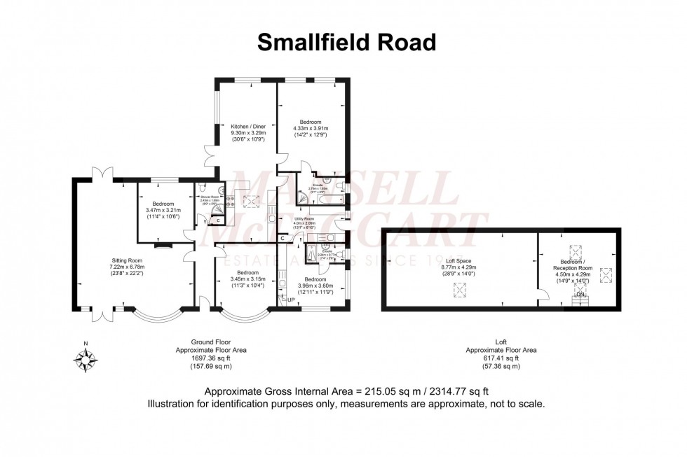 Floorplan for Smallfield Road, Horley, RH6