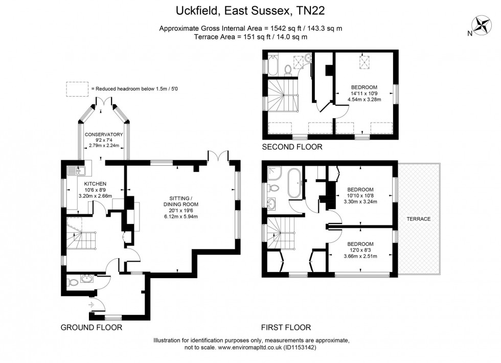 Floorplan for Bedford Place, Uckfield, TN22